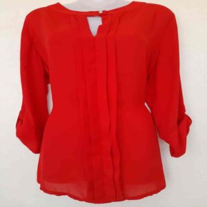 Lady's Chiffon Top (Long Sleeve)-Made in Turkey