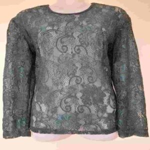 See Through Long Sleeve Lady's Top (After Dress)