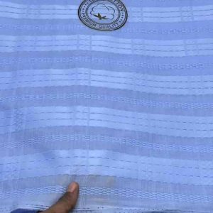 Blue Swiss Atiku Cotton
