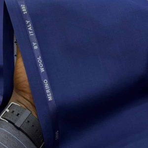 Blue Merino Wool Fabrics For Men