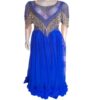 Blue beaded indian dress