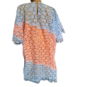 Senegalis 2 patterned stoned Lace (back view)