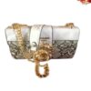 small bag white and colored