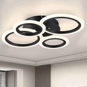 Modern Quadruple Pendant Chandelier