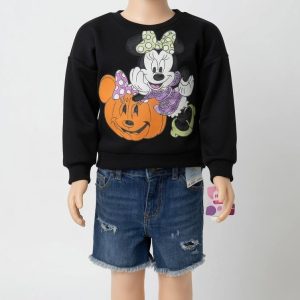 kid sweater top and short jeans