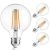 FLSNT G25 Globe Decorative LED Bulbs (6-pack, 4.5W)