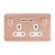 Schneider Electric Lisse 2-Gang 13A USB Socket